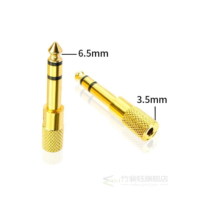 推荐1PC 6.5mm To 3.5mm Adapter Jack Stereo Audio Adaptor for - 图1