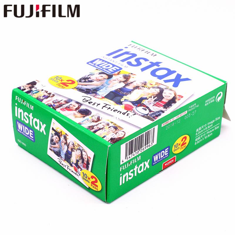 Genuine Fujifilm Instax Wide e lm White 20 ShFeStsifor Fuji - 图1