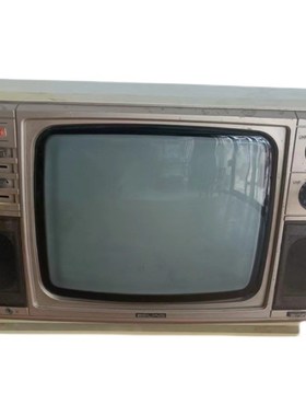 老式黑白电视机80老物件怀旧收藏民宿橱窗装饰摆件