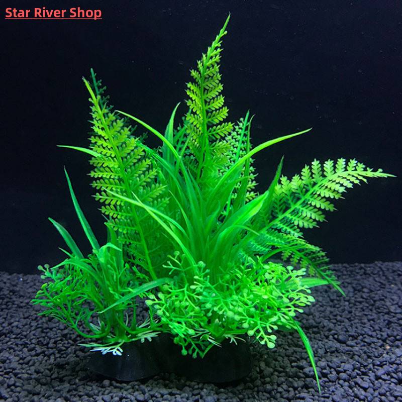 速发12 Kinds Artificial Aquarium Decor Plants Water Weeds Or - 图0