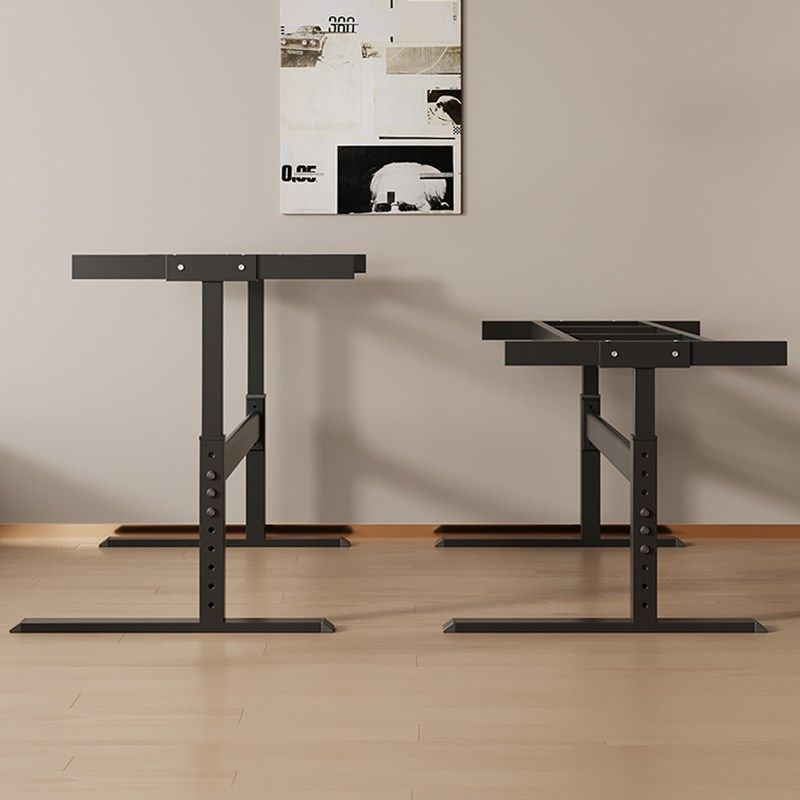 手动升降桌腿支架加厚铁艺可调节餐桌架电脑桌办公桌腿支架可定制,淘宝优惠券,粉丝福利购,淘宝优惠卷