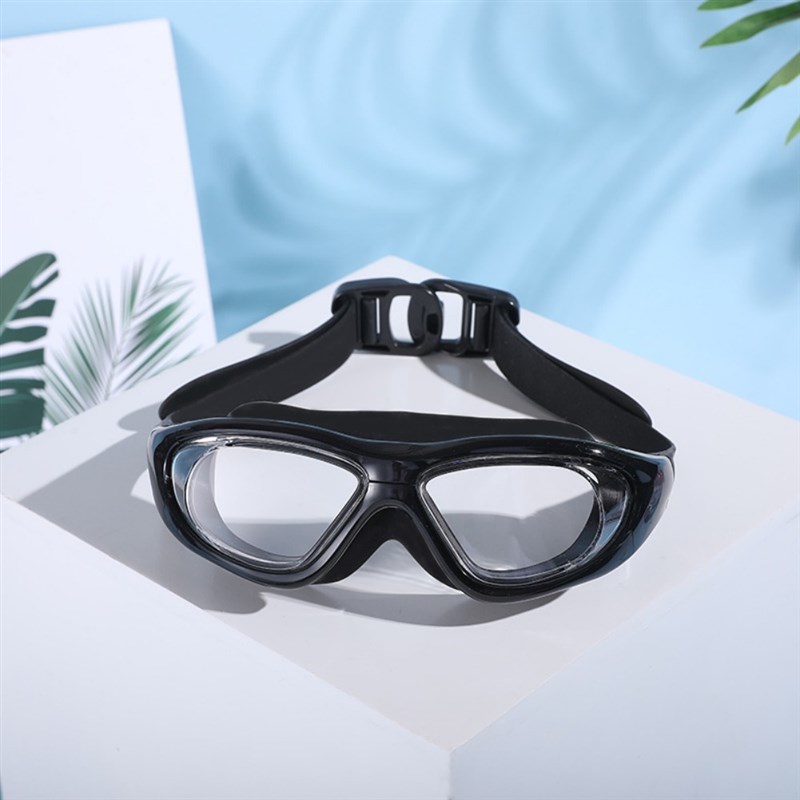 Summer LarghG Frame Swimaing Goggles HD Transparent elmsses - 图0