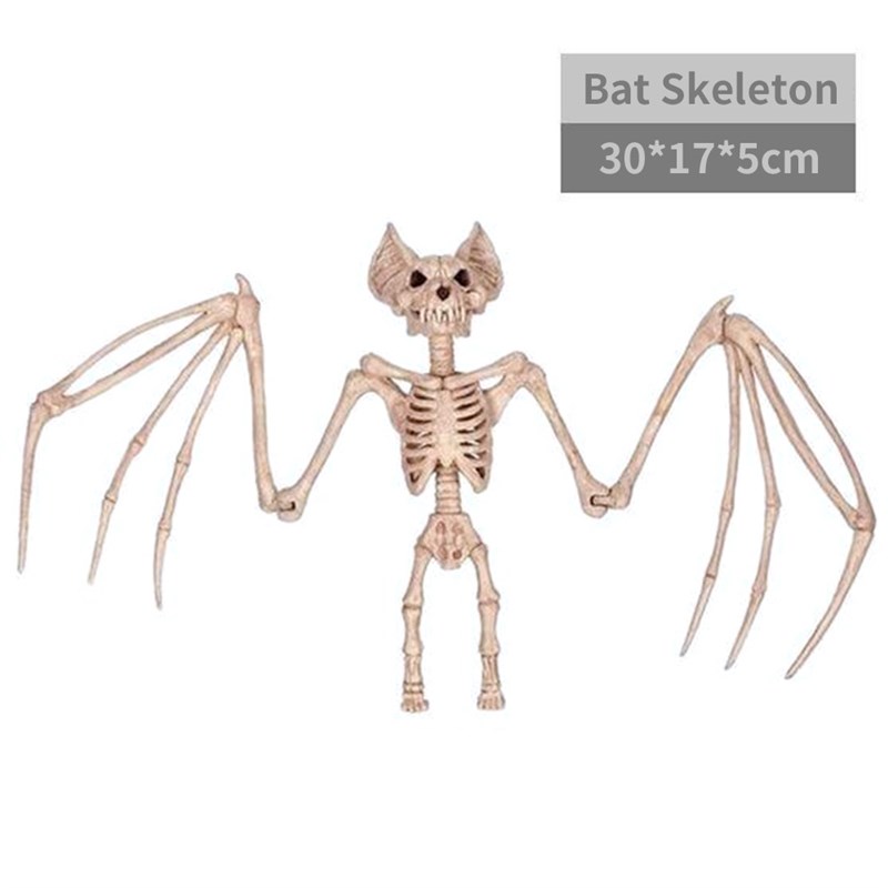 厂家Halloween Horror Bats Skeleton Animal SOkeleton Model Li - 图1