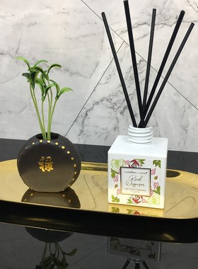 样板房大理石托盘瓷砖卫浴摆件装饰卫生间展厅浴室柜简约现代家居