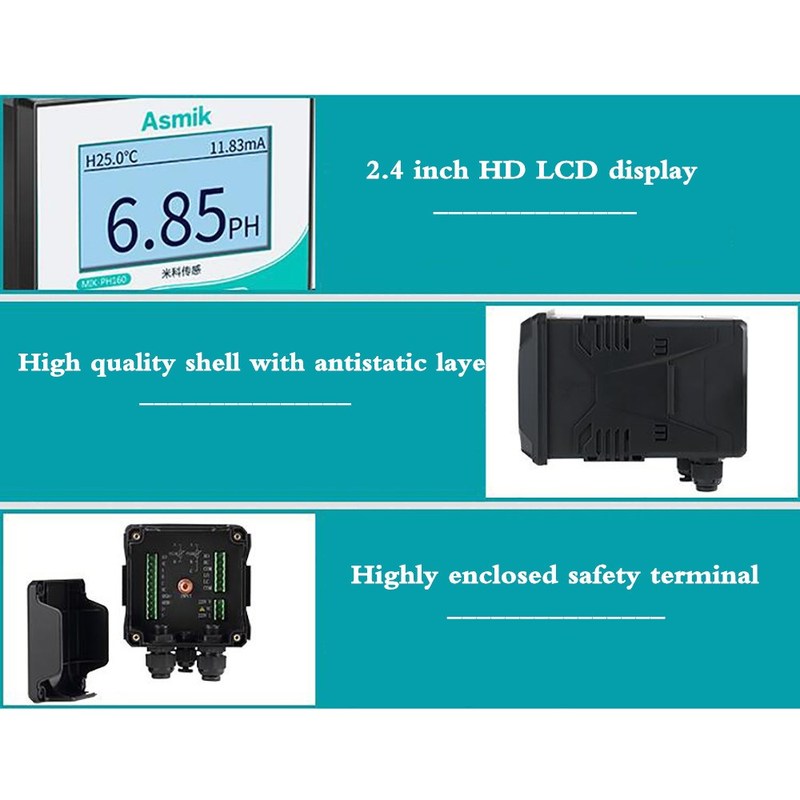 速发PH/ORP Controller±0.02 PH Meter Acidity Detector Sew-图3