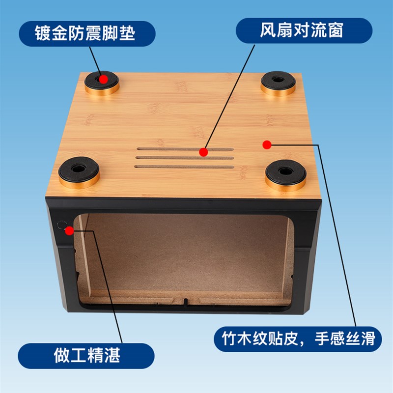 大众车载汽车cd机改装家用音响外壳蓝牙朗逸宝来途观迈腾专用机箱-图1