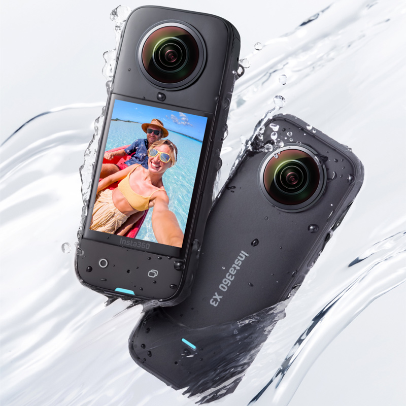 影石Insta360 X3口袋全景防抖z运动VR相机360度骑行滑雪vlog摄像-图3