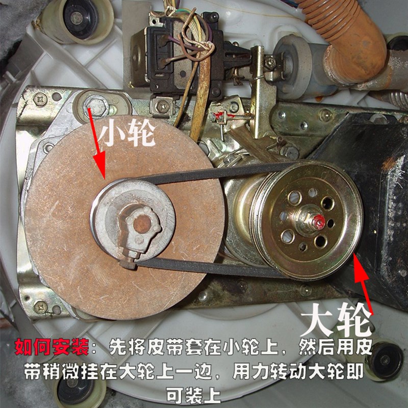 适配小鸭TCL天鹅双桶洗衣机皮带O-600E/610E/620E/630E三角传动带-图3