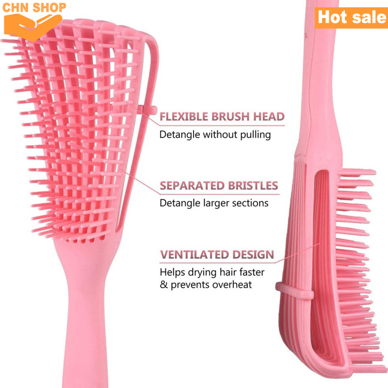 速发Detangler Brush Detangling  Hair Brush Scalp Massage com - 图2