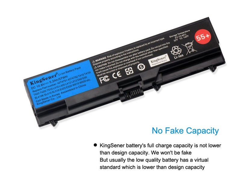 Laptop battery for ThinkvPad L512 L412 L520 E425 E520 E525 W - 图0