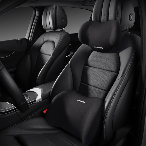 汽车腰靠护腰男四季款司机驾驶员腰托护腰女生女司机车内可爱支撑 - 图3