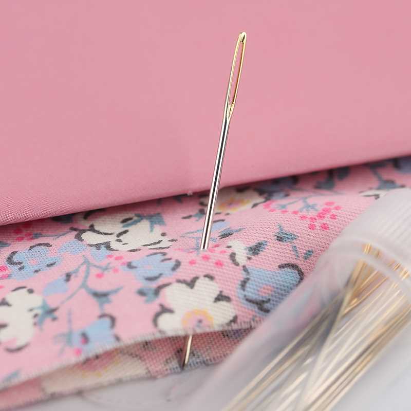 极速34PCS Golden Tail Sewing Needles Cross Stitch Needle wit - 图2