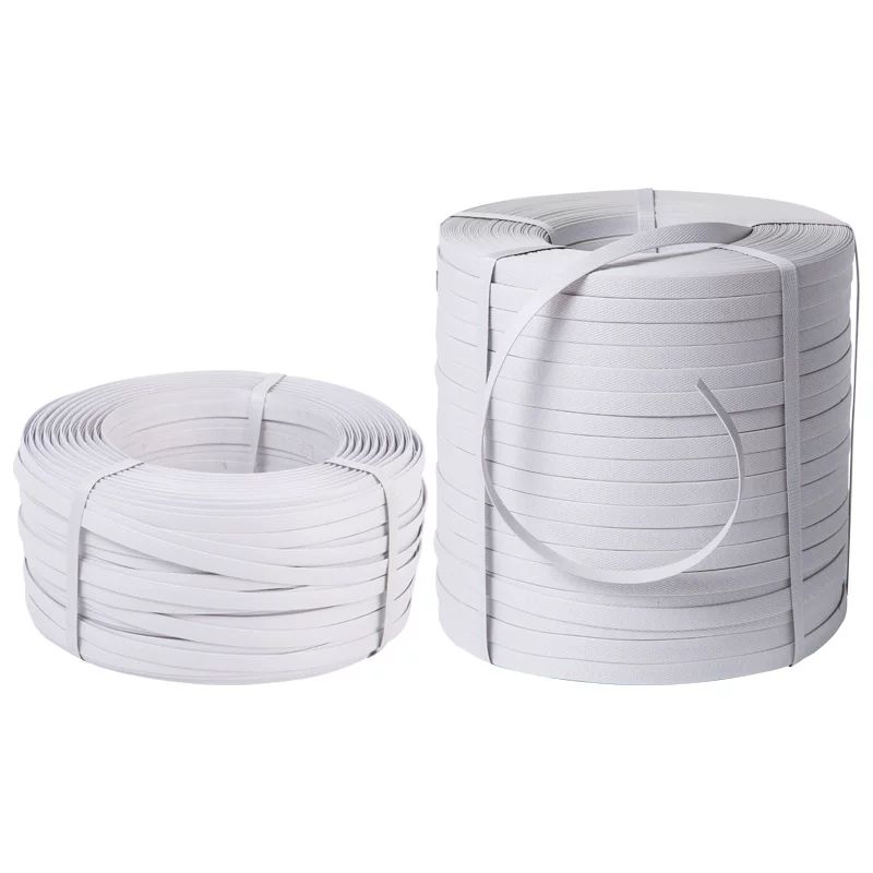 Pack handmade, plastic white elastic luggage band