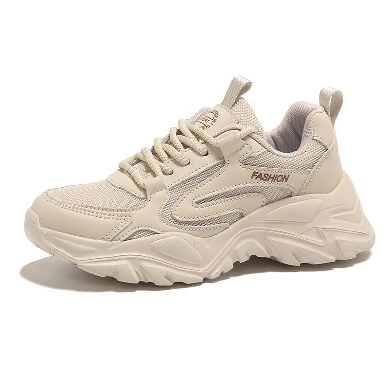 超轻软底运动跑步鞋女2024新款厚底小白鞋脚宽胖大码41-43老爹鞋,淘宝优惠券,粉丝福利购,淘宝优惠卷