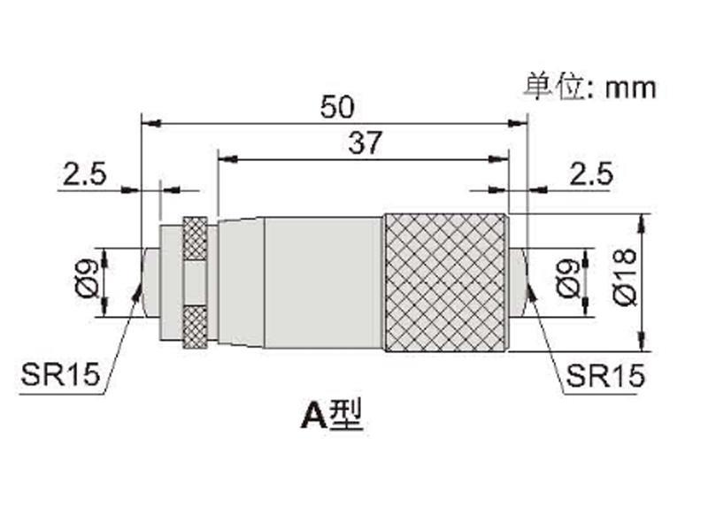 单体式内径千分量50-600 内孔直尺E测尺径 0.01mm两点式内径尺 - 图2