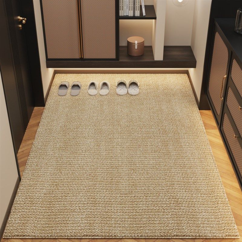 高级感入户门地垫仿剑麻地毯门垫进门客厅玄关纯色脚垫可裁剪家用,淘宝优惠券,粉丝福利购,淘宝优惠卷