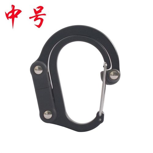 美国D型登山扣钥匙快挂扣多功能行山扣户外背包挂钩爬山装备神器 - 图2