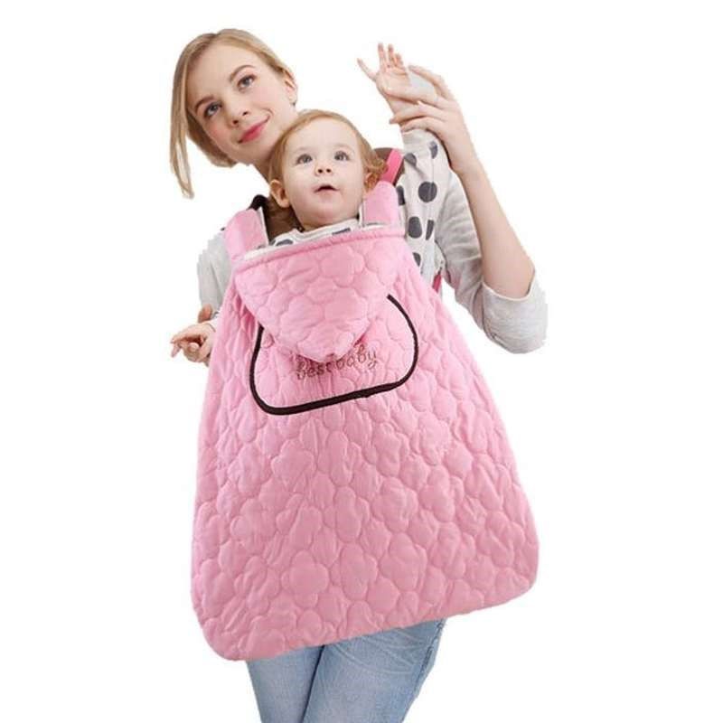 新款背孩子神器后背婴儿背带前抱式冬季新生儿抱被防风雨披风斗篷,淘宝优惠券,粉丝福利购,淘宝优惠卷