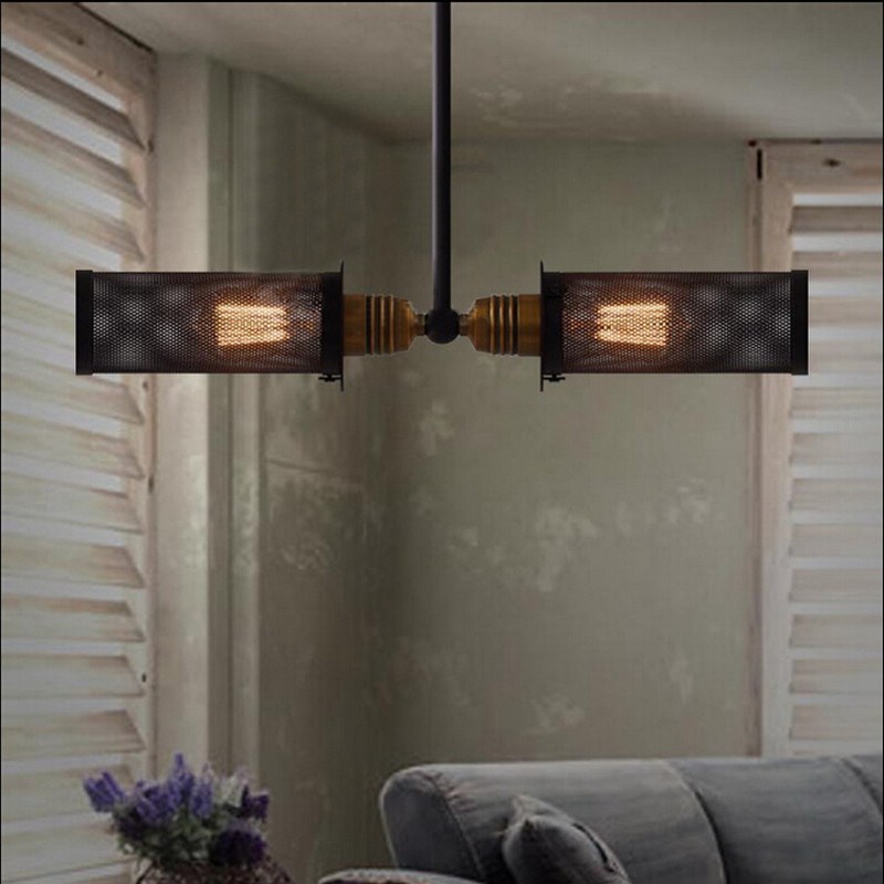 极速Nordic Retro RH Industrial Double Side Pendant Lamp Meta - 图1