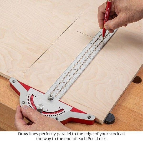 10/1a5 Inch Carpee'erts Square Carpenter's Edgn Gauge-图0