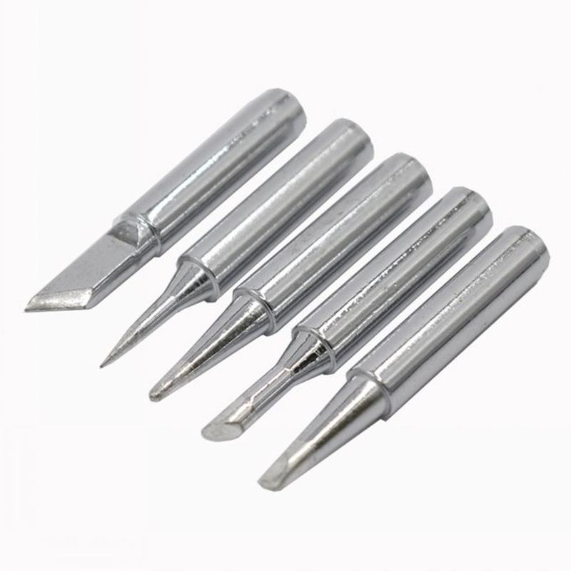 推荐10Pcs Pure Copper Soldering Iron Tips I+B+K+2.4D+3C Lead - 图3