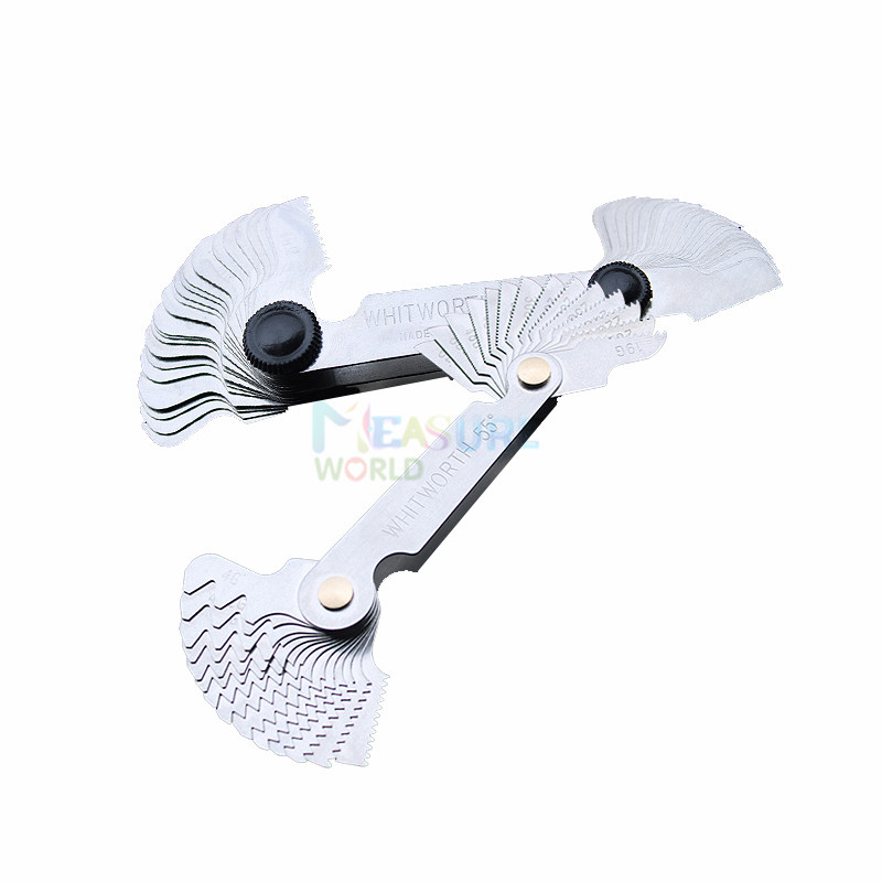 极速Practical 60 and 55 Degree Screw Thread Gage Gauge Metal-图3