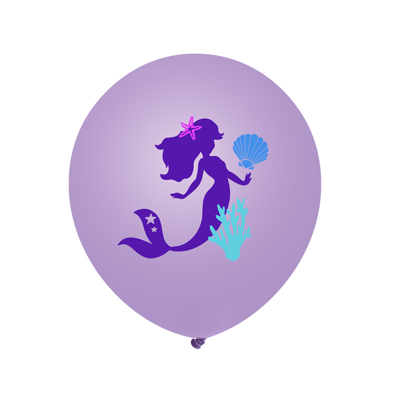 推荐Mermaid Latex Balloons Confetti Air Helium Globos Dispos - 图1