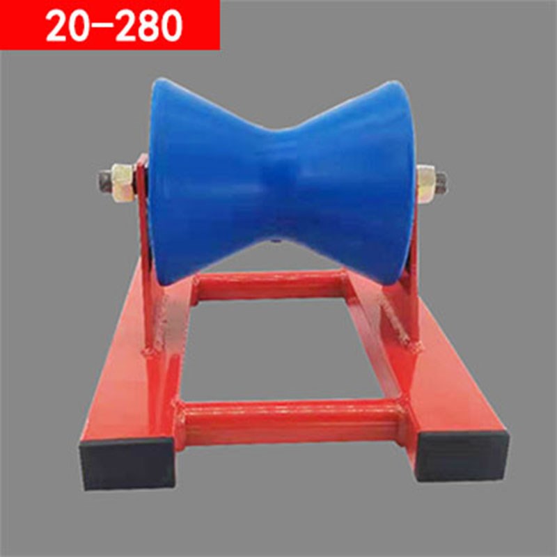 管道滑轮20-280PE管滚轮75-500管材托管器滚动机PSPR抗压pe管滑架 - 图1