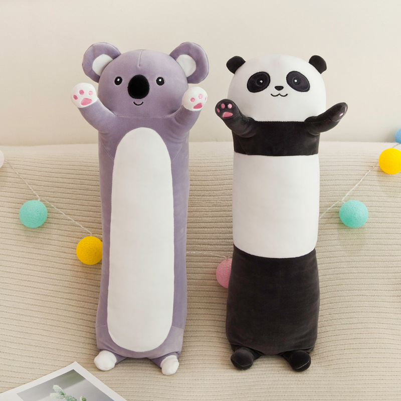 网红Long Panda Plush Toy cute bear soft Koala Pillow Doll ki - 图1