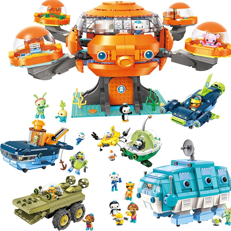 极速Les Octonauts Octopod Octopus Playset & Barnacles Kw - 图0