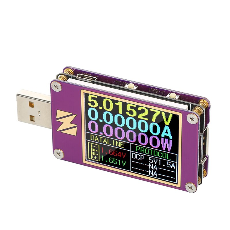 推荐ZY1280P USB Tester Voltage Capacity Tester Protocol QC4+ - 图2