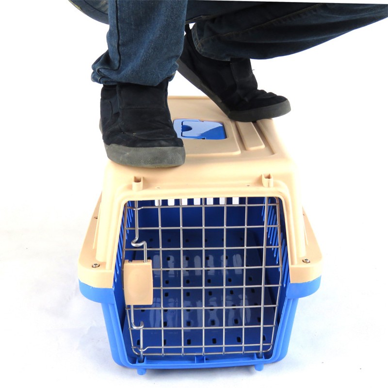 Large Cdats dCgi Pet oar Asr Transport Cage Box Travel Crate-图3