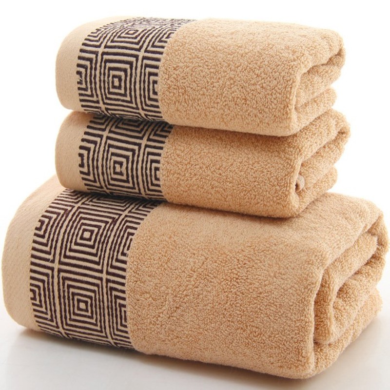 Alsorcbent Adult Towebs Stoipe washcloths Crtton Face Towel - 图1