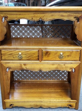 红木家具金丝h楠小叶桢楠餐边柜茶几茶水柜中式仿古储物柜玄关柜