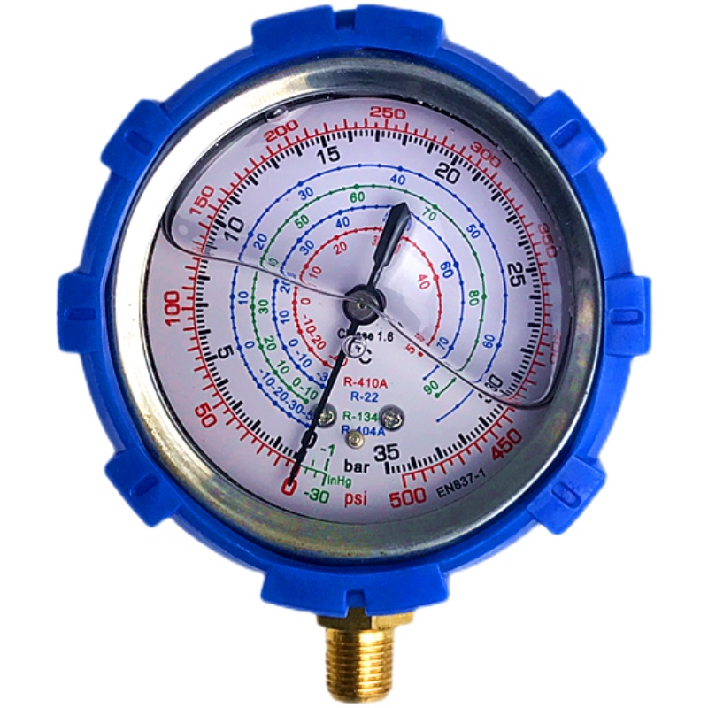 空调加氟表雪种压力表头冷媒空调维修工具设备家用表410 22 134