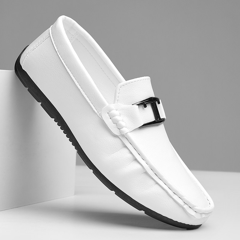 豆豆鞋男2023秋冬新款男士休闲皮鞋套脚懒人鞋子软底开车防水防滑,淘宝优惠券,粉丝福利购,淘宝优惠卷