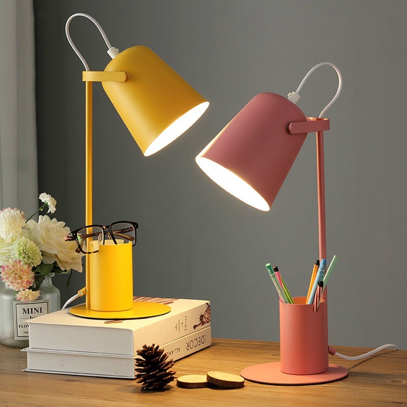 CreatLvee Nordic Iron Art Table Lamp iED Fashion Reading-图0