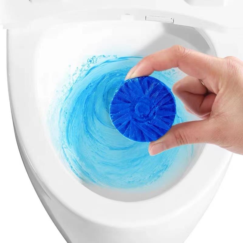 推荐60pcs Blue Bubble Automatic Toilet Cleaner Tablet Blocks-图1