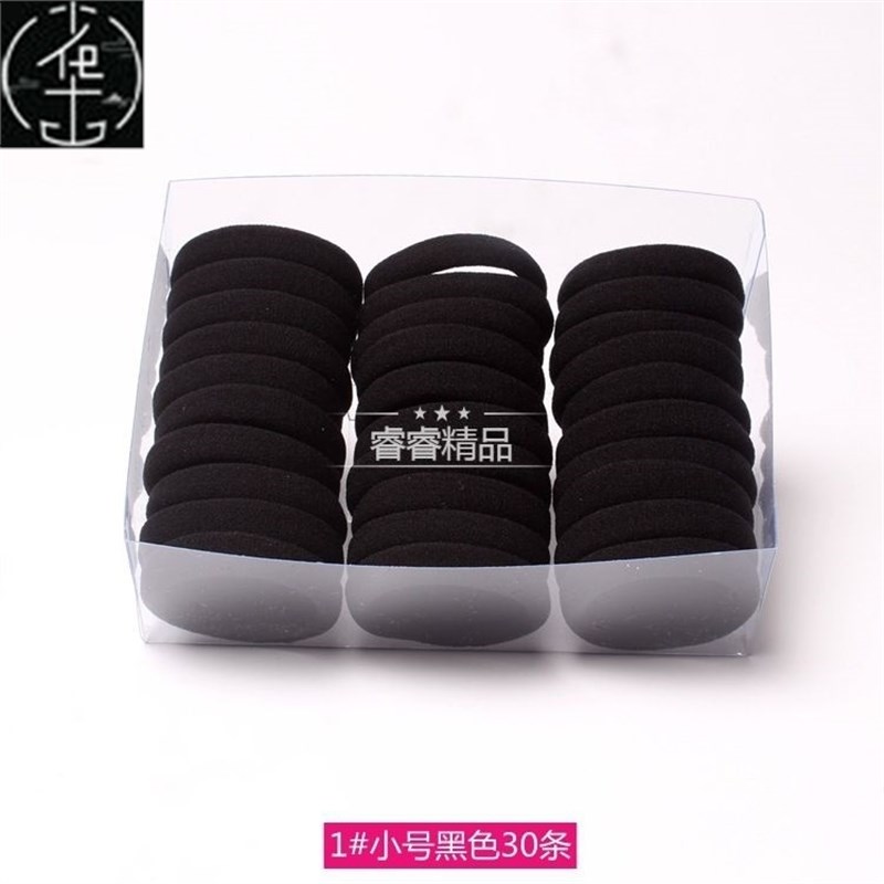 速发lady black Hair bands rope accessories hair ring head ro - 图3