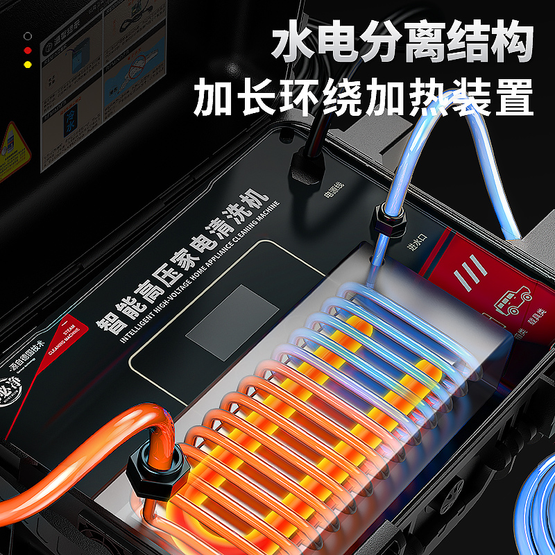 高温高压蒸汽清洁机家电空调多功能清洗一体机地暖W管道清洗设备 - 图2