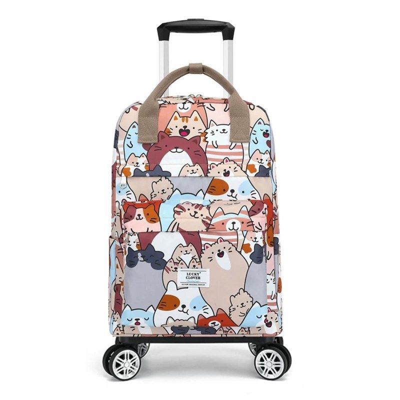 17寸短途双肩包万向轮拉杆包大容量可折叠20寸旅行包多功能可背拉,淘宝优惠券,粉丝福利购,淘宝优惠卷