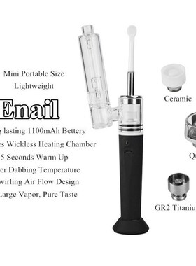 现货Portable 1100mAh Ceramic Quartz Titanium NaRil  Battery