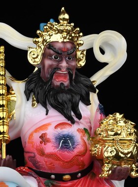 赵公明武财神赵元帅汉白玉家用供奉骑虎元帅神像中路财神赵玄坛