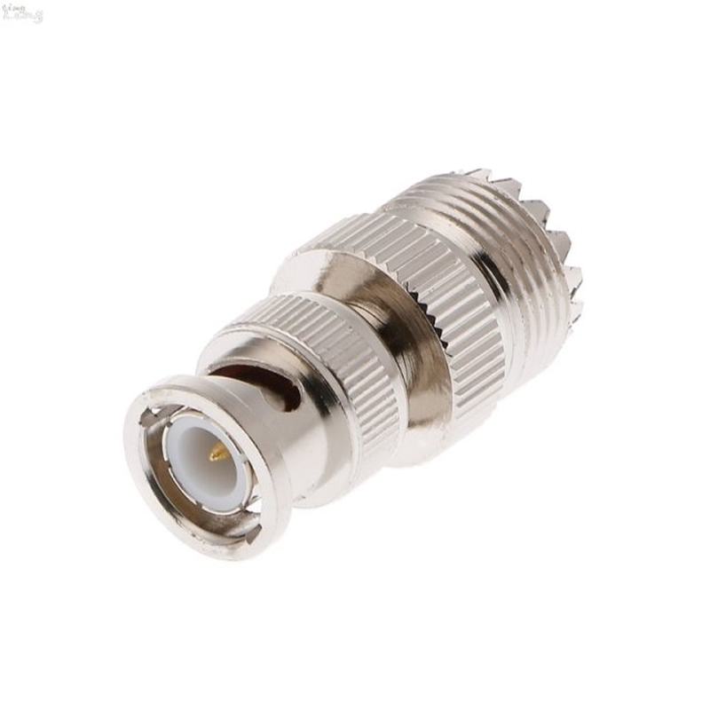 推荐BNC Male Plug To UHF SO239 PL-259 Female Jack RF Coaxial - 图0