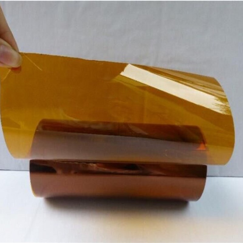 KAPTON 膜酰h亚胺薄聚 不带M性 金手指胶带0.075MM厚*150M粘宽*25 - 图0