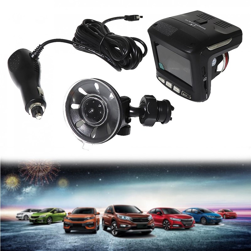 推荐2 In 1 Car Radar Detector GPS HD 1280P Speedcam Anti Rad - 图2