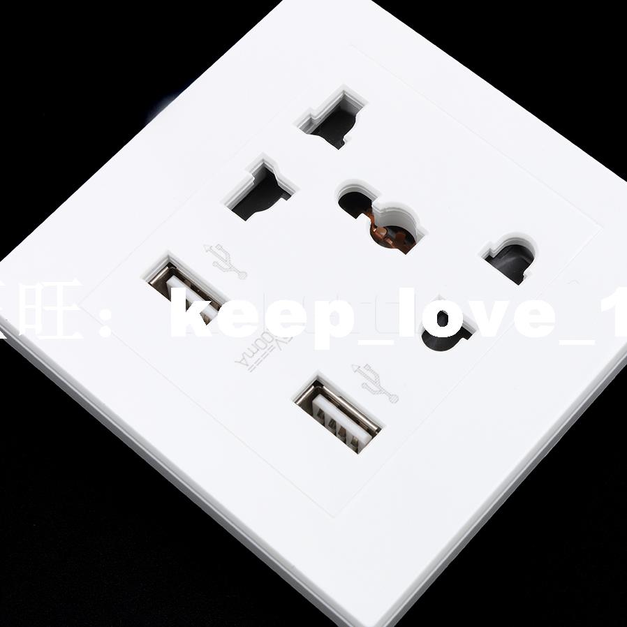 it  Hiah Quality 1pc Dual USB Electric WallYeChgrg - 图0