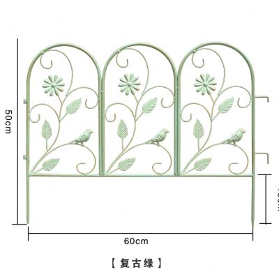 新品花园铁艺杂货花架爬q藤支架小篱笆隔断栅栏草坪护栏围栏庭院g