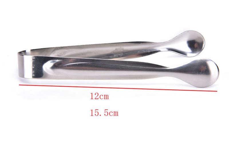 3pcs small mini Stainless Steel Sugar Tongs Ice Bar Buffet K - 图0