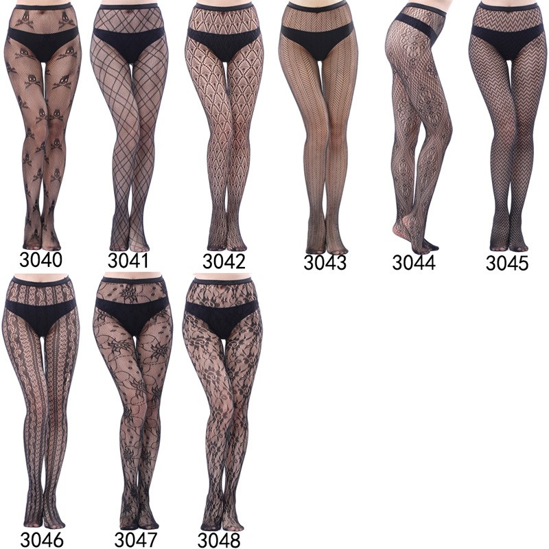 推荐Womens Sexy Fishnet Tights Jacquard Weave Seamless Panty - 图2